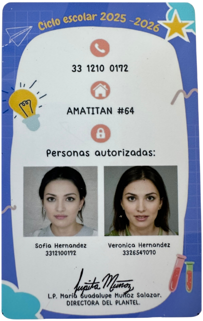 Muestra credencial reverso 6